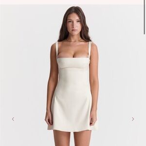 House of CB Kara vintage cream Mini Dress